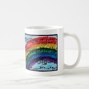 Ich kann einen Regenbogen singen Kaffeetasse