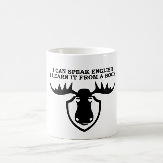 Ich kann Englisch sprechen - ich lerne es von Kaffeetasse