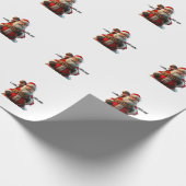 Ich kann erklären, Cartoon Weihnachtsmann und Klei Geschenkpapier (Ecke)