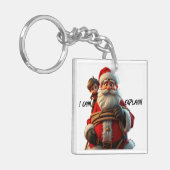 Ich kann erklären, Cartoon Weihnachtsmann und Klei Schlüsselanhänger (Vorderseite links)