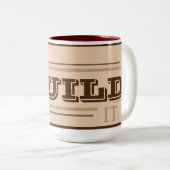 Ich kann es bauen Kaffeetasse (Beige) (VorderseiteRechts)