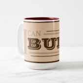 Ich kann es bauen Kaffeetasse (Beige) (Vorderseite Links)