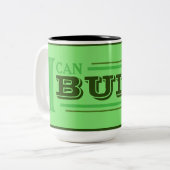 Ich kann es bauen Kaffeetasse (Grün) (Vorderseite Links)