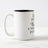 Ich kann es dir erklären, aber ich kann es nicht v zweifarbige tasse (Links)