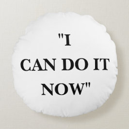 ICH KANN ES JETZT MACHEN RUNDES KISSEN