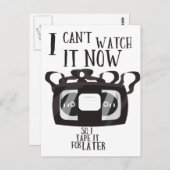 Ich kann es jetzt nicht sehen - also klebe ich es  postkarte (Vorne/Hinten)