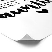 Ich kann es nicht abwarten, dich bei der Ankündigu Poster (Ecke)