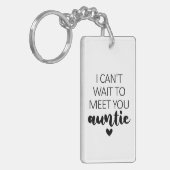 Ich kann es nicht abwarten, dich bei der Ankündigu Schlüsselanhänger (Vorderseite links)