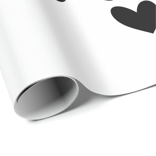 Ich kann es nicht abwarten, dich Großmutter-Schwan Geschenkpapier (Rolleneckpunkt)