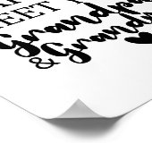 Ich kann es nicht abwarten, dich Großvater und Oma Poster (Ecke)