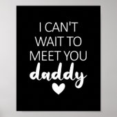 Ich kann es nicht abwarten, dir die Ankündigung ei Poster (Vorne)