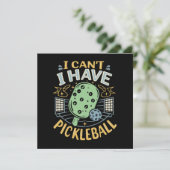 Ich kann es nicht haben Pickleball (Stehend Vorderseite)