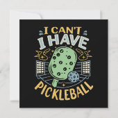 Ich kann es nicht haben Pickleball (Rückseite)