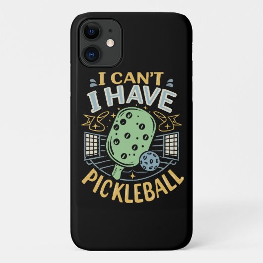 Ich kann es nicht haben Pickleball Case-Mate iPhone Hülle (Rückseite)
