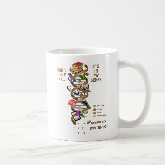 "Ich kann es nicht helfen " Kaffeetasse (Rechts)