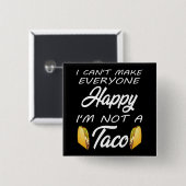 Ich kann es nicht jedem glücklich machen, dass ich button (Vorne & Hinten)