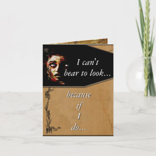 Ich kann es nicht tragen karte