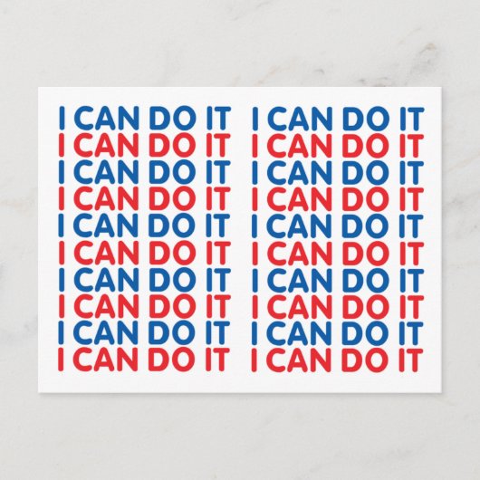 Ich kann es Postkarte machen (Vorderseite)