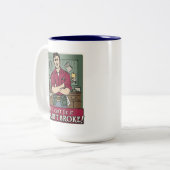 Ich kann es reparieren zweifarbige tasse (Vorderseite Links)