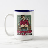 Ich kann es reparieren zweifarbige tasse (Links)