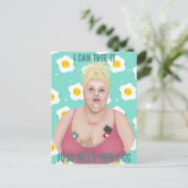 Ich kann es Tasche geben Postkarte (Stehend Vorderseite)