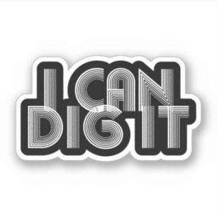 Ich kann es tun aufkleber