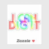 Ich kann es tun aufkleber (Blatt)