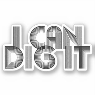 Ich kann es tun aufkleber