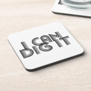 Ich kann es tun getränkeuntersetzer