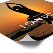 Ich kann es tun - Motivierend Poster (Ecke)