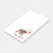 Ich kann es tun, und ich kann Elefantennotizen für Post-it Klebezettel (angewinkelt)