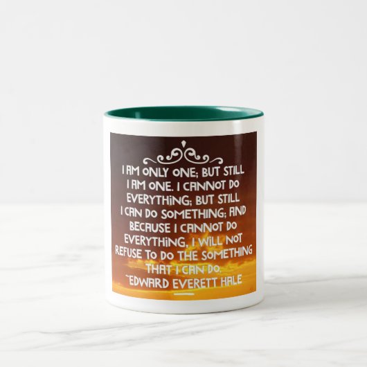 Ich kann etwas tun zweifarbige tasse (Mittel)