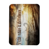 "Ich kann etwas verändern" Motivation Affirmation Magnet (Vertikal)