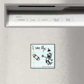 Ich kann fliegen. magnet (In Situ (Geschirrspüler))
