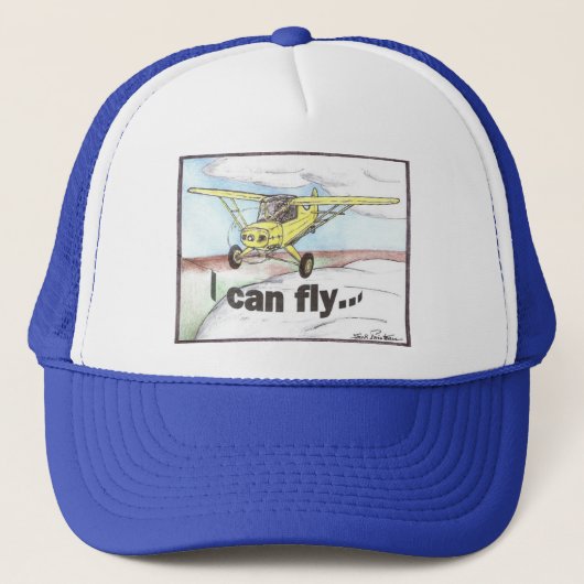 Ich kann fliegen truckerkappe (Vorderseite)