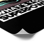 Ich kann fliegen Was für ein super Power Funny Poster (Ecke)