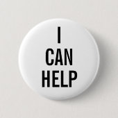 Ich kann Freiwilligentaste helfen Button (Vorderseite)