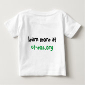 ich kann gleichzeitig essen und schlafen… baby t-shirt (Rückseite)