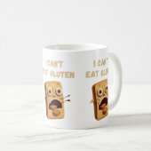 Ich kann Gluten nicht essen Kaffeetasse (VorderseiteRechts)
