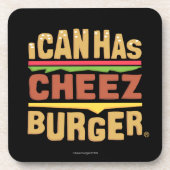 Ich kann habe Cheezburger Logo Untersetzer (Vorderseite)