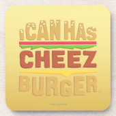 Ich kann habe Cheezburger Logo Untersetzer (Vorderseite)