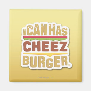 Ich kann habe Cheezburger (Schatten) Magnet