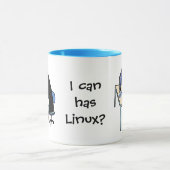 Ich kann habe Linux? Tasse (Zentrum)