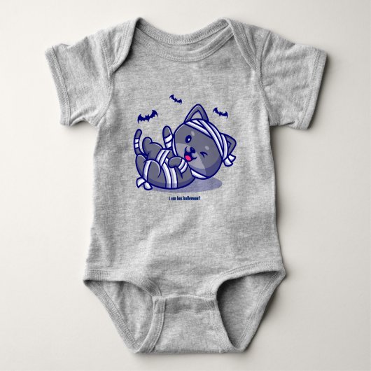 Ich kann Halloween haben? Baby Strampler (Vorderseite)