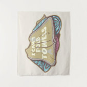 Ich kann Handtücher nicht lustig waschen Wandteppich (Vorderseite)