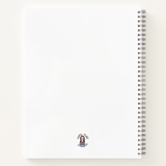 Ich kann harte Dinge tun 8,5 x 11 Notizblock (Rückseite)