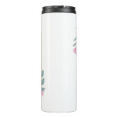 Ich kann harte Dinge tun (Azaleen) Thermosbecher (Rückseite)