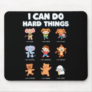 Ich kann harte Dinge tun Kinderbuch Mousepad