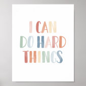 Ich kann harte Dinge tun Kinderzimmer Dekoration (Vorne)