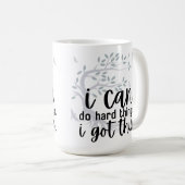 Ich kann harte Dinge tun (verschlungener Baum des Kaffeetasse (VorderseiteRechts)